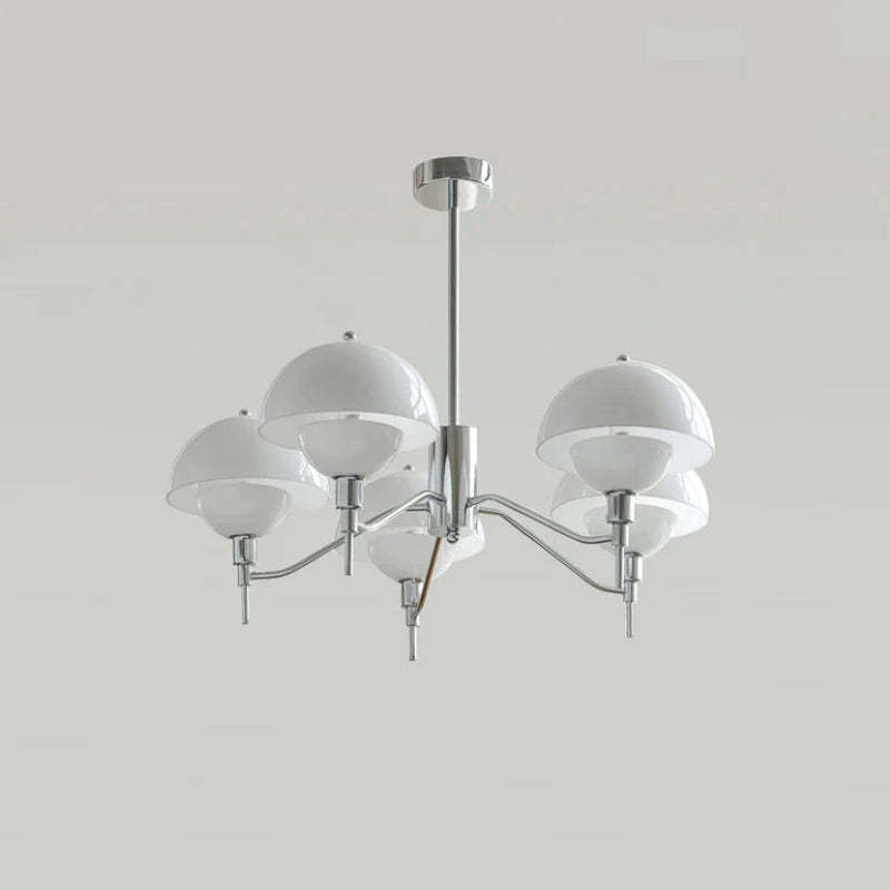 Hailie Modern Pendant Light - white dome design