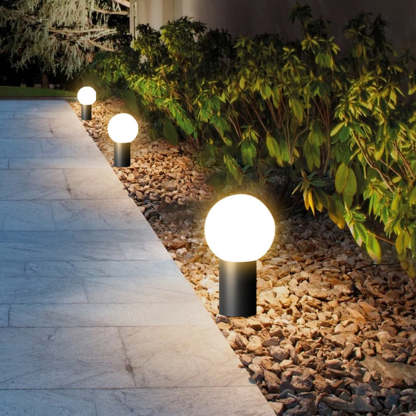 Pena Outdoor path lights illuminating garden walkway