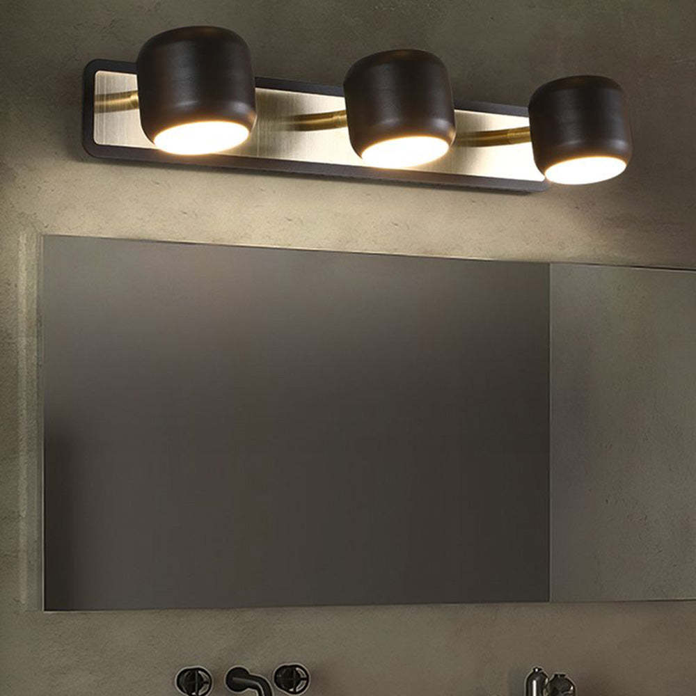 Cooley Modern Wall Lamp - Three-light fixture over mirror