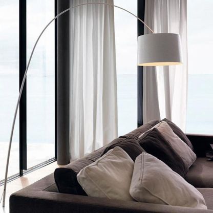 Eryn Floor Lamp in Modern Living Room with large window