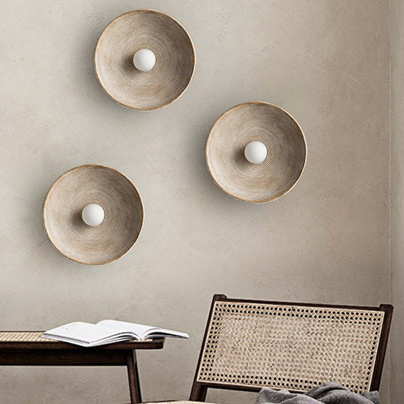 Elif Round Wall Lamps - Modern Bedroom Lighting, Indoor Fixture