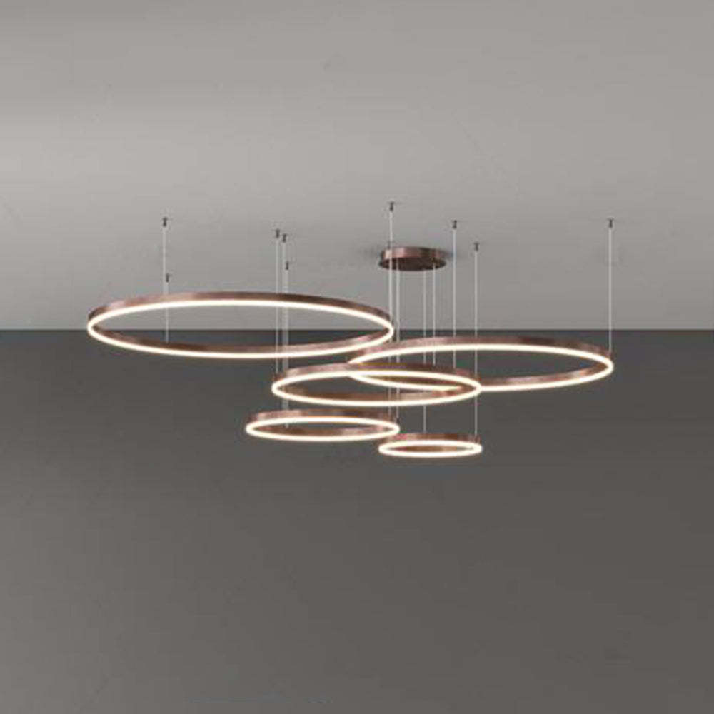 Arisha pendant lights: Modern circle LED lighting in living room Arisha Modern Pendant Light Tir-Circle Metal