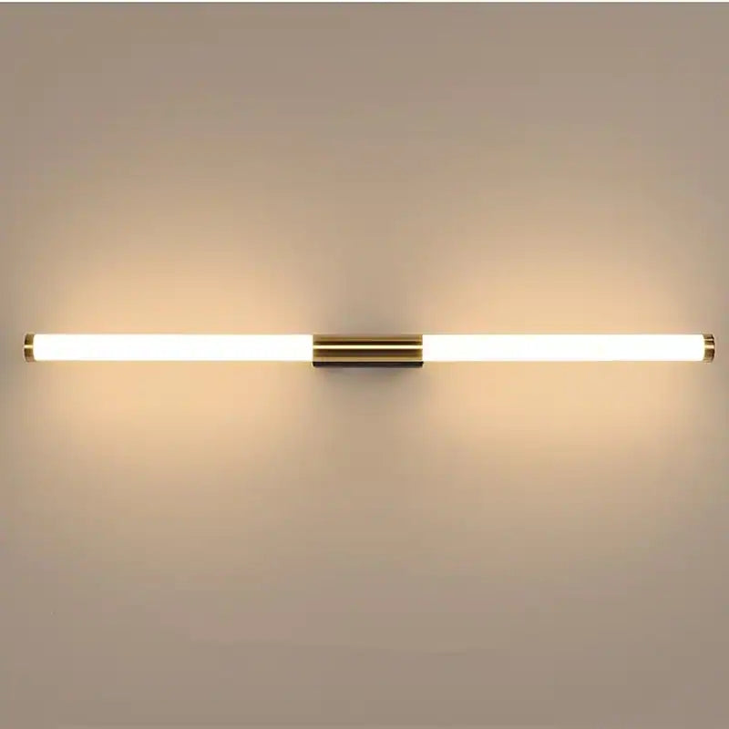 Leigh Linear Wall Lamp: Modern gold accent lighting