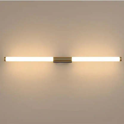 Leigh Linear Wall Lamp: Modern gold accent lighting