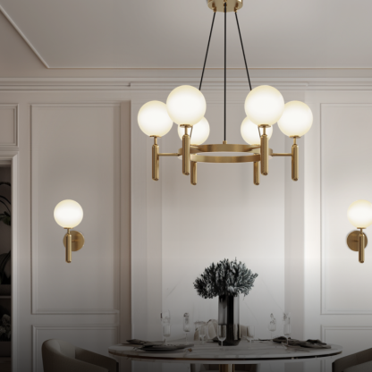 Marilyn pendant light in a dining room setting