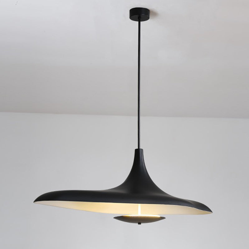 Black Carins pendant light with hat shape, indoor lighting