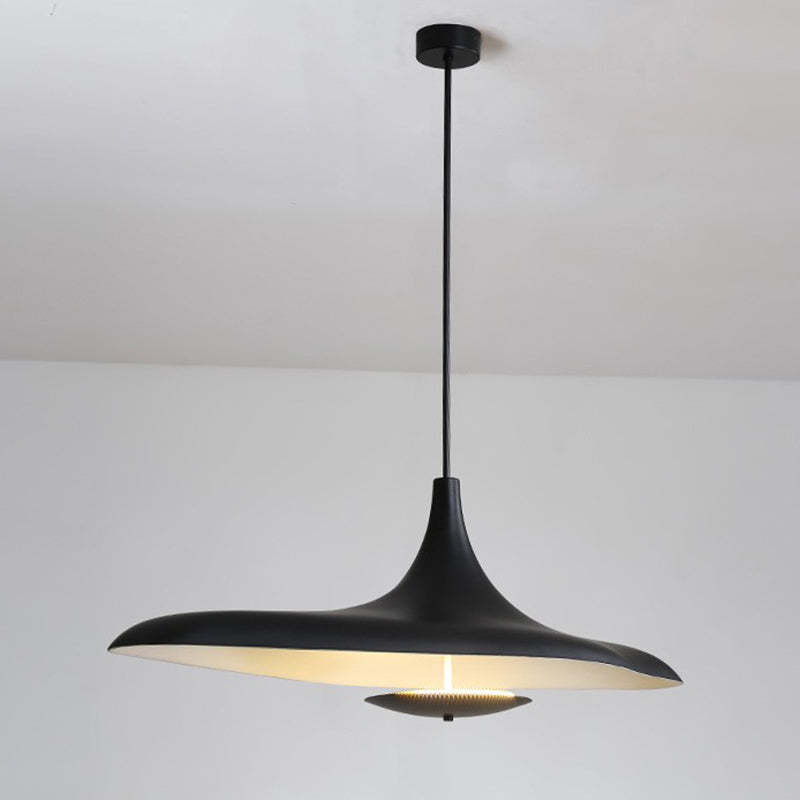Black Carins pendant light with hat shape, indoor lighting