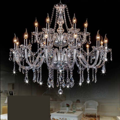 Silva Luxury Candlestick Crystal Chandelier