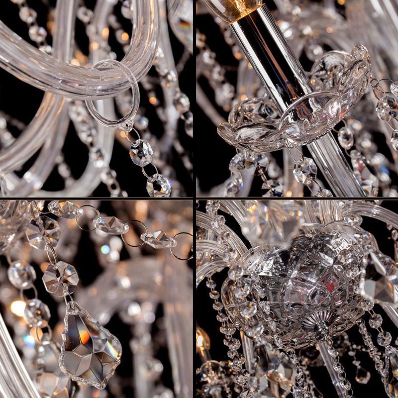 Silva Luxury Candlestick Crystal Chandelier