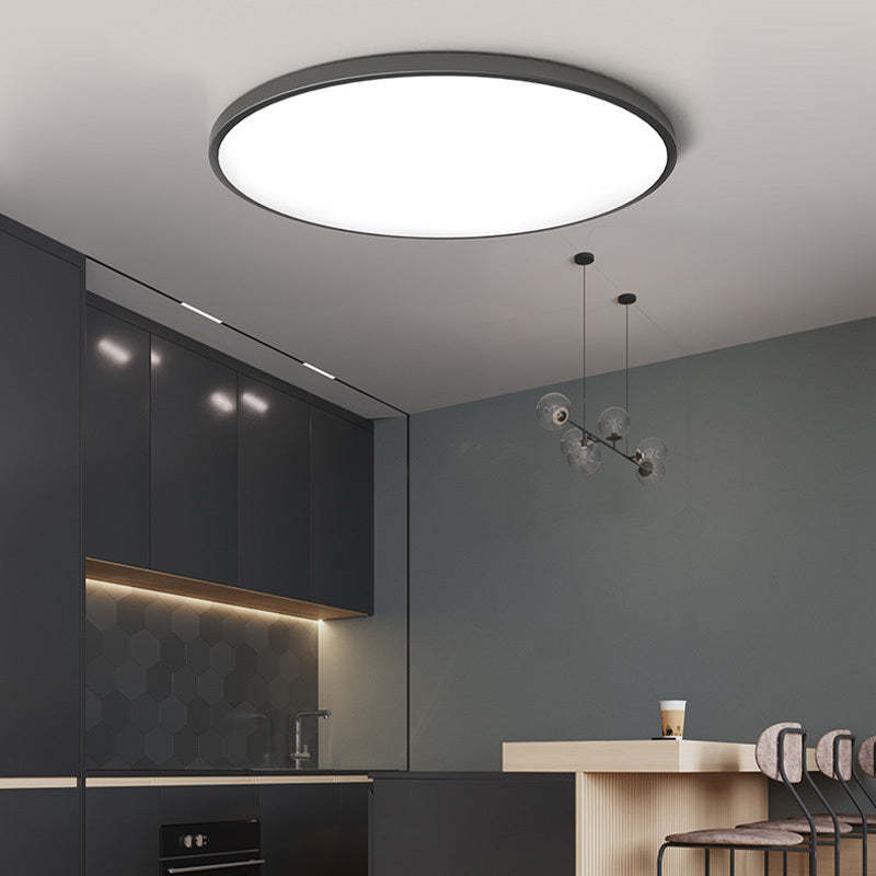 Quinn Round LED Ceiling Light in a modern kitchen setting