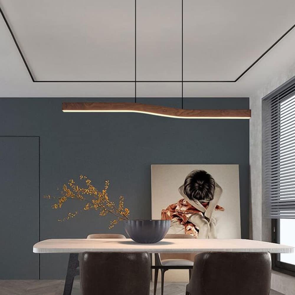 Ozawa Nordic Pendant Light above dining room, warm lighting design