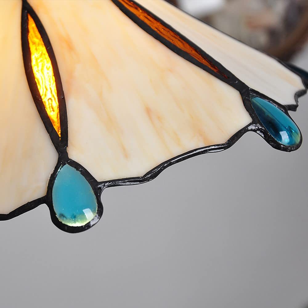 Eryn Vintage Pendant Light stained glass close-up
