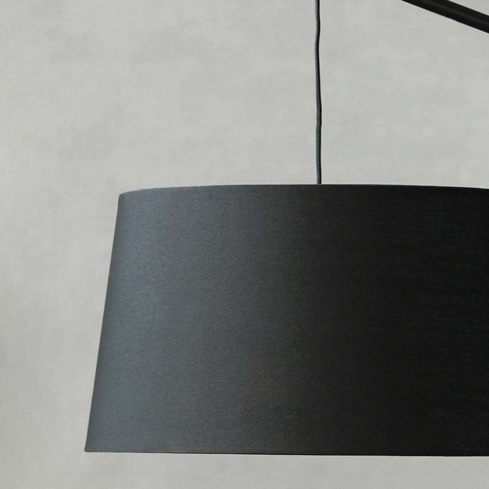 Close-up Salgado Floor Lamp Shade - Black Fabric