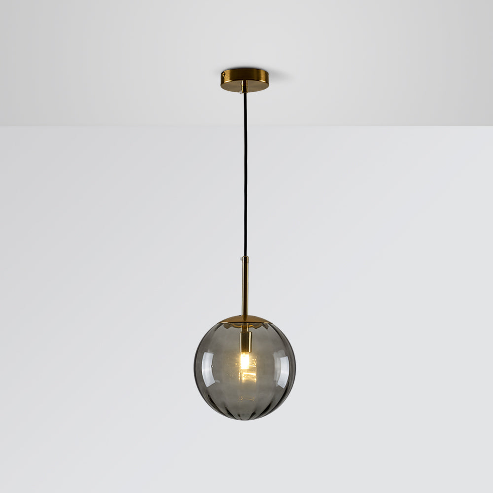Gray Bubble Glass Pendant Light - Modern Home Lighting