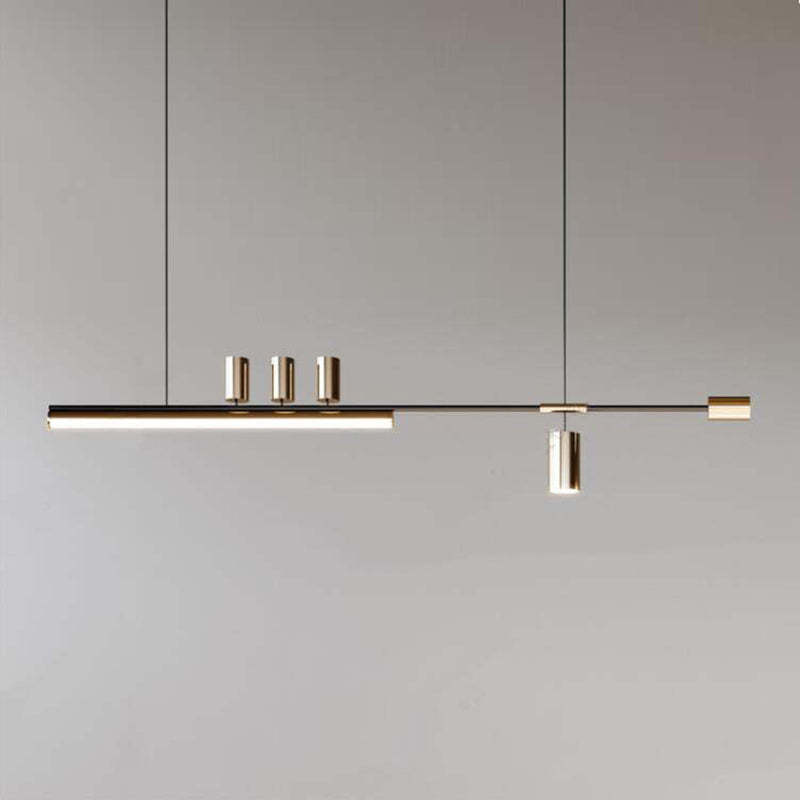 Minimalist Edge Pendant Light, Linear Modern Design