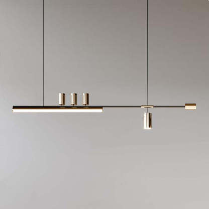 Minimalist Edge Pendant Light, Linear Modern Design