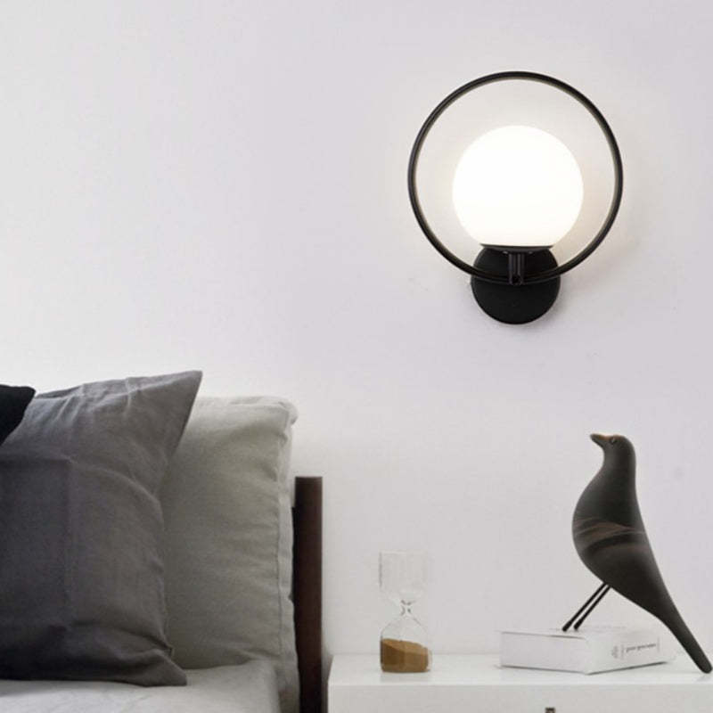 Valentina Modern LED Wall Lamp in Bedroom with decor