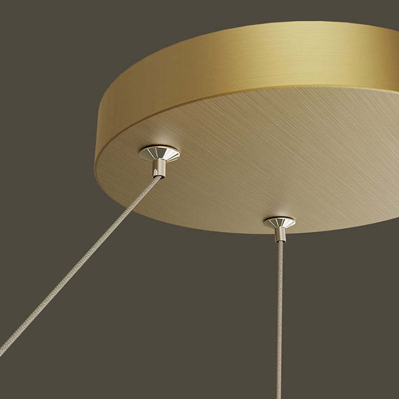 Arisha brass pendant light - Mounting detail