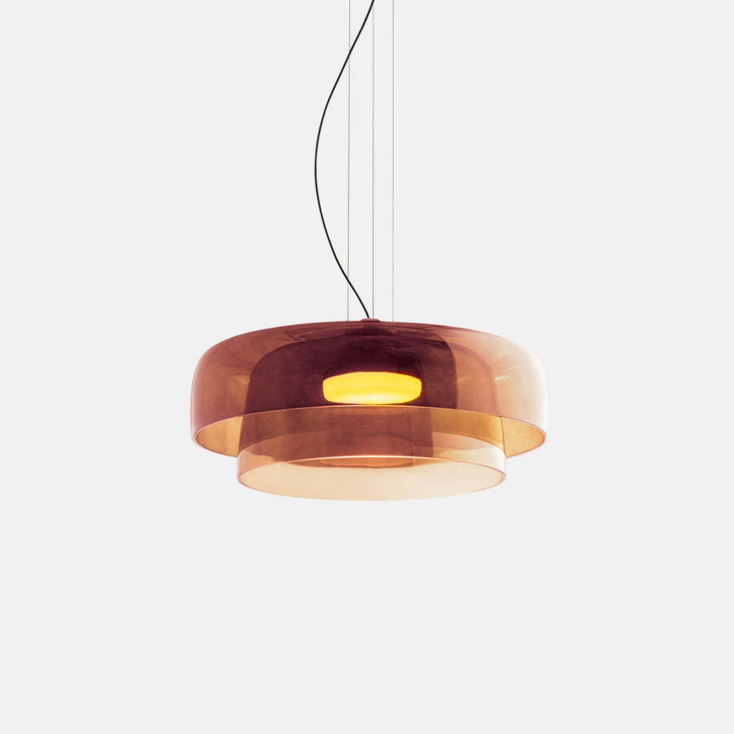 Morandi Modern Pendant Light - Brown Glass Shade, Lassola lighting