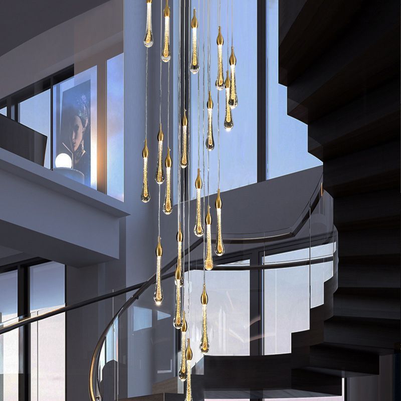 Hailie Teardrop Chandelier in Modern Interior