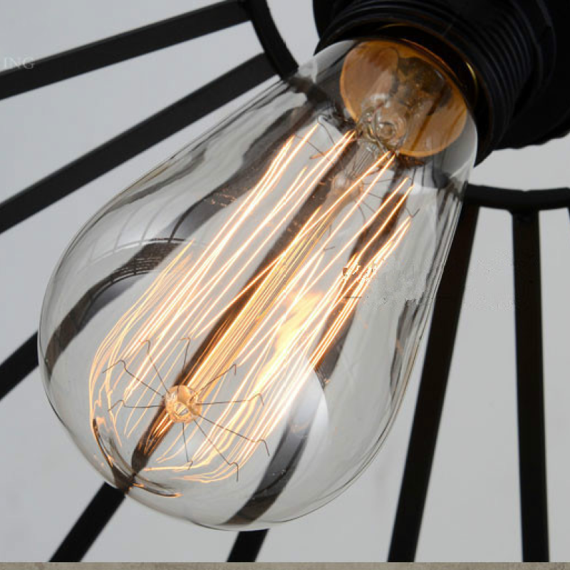 Close up of Epoch pendant light bulb