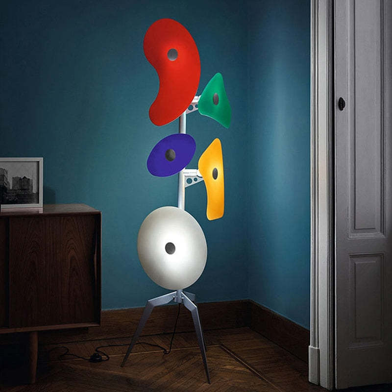 Colorful Morandi Floor Lamp - Artistic Lighting Solution