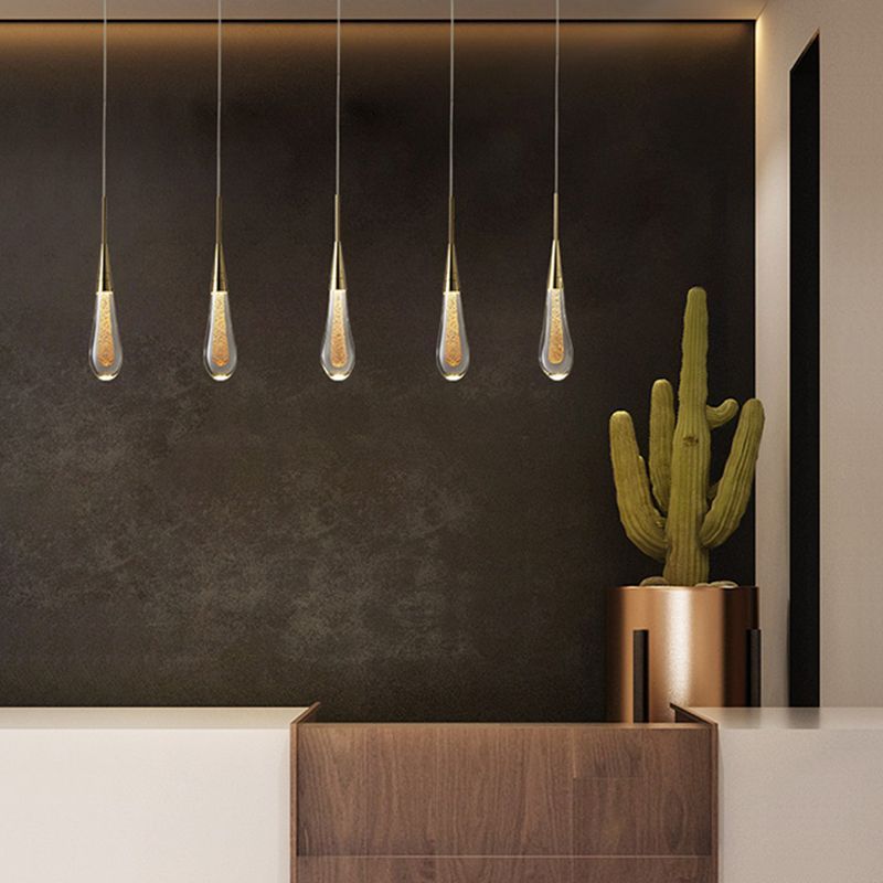 Hailie Teardrop Pendant Lights in Modern Interior