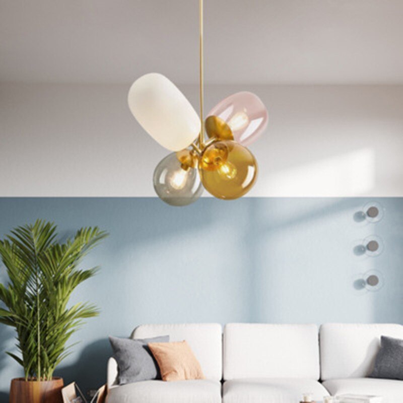 Las Sola Morandi glass pendant light.