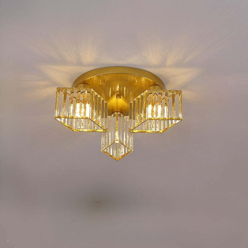 Gold Eryn Modern Flush Mount Ceiling Light