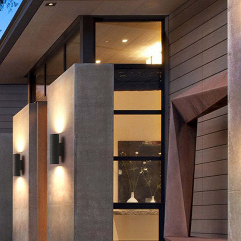 Orr Cylinder LED Wall Lamp - Modern Outdoor Lighting