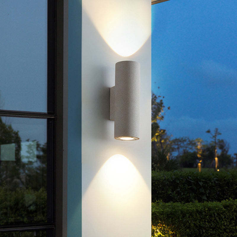 Orr Cement LED Outdoor Wall Lamp - Modern Garden Decor