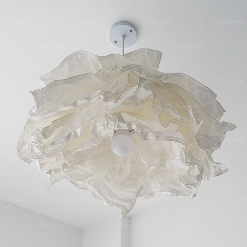 Ritta Wabi-Sabi Cloud Pendant Light - Paper Shade