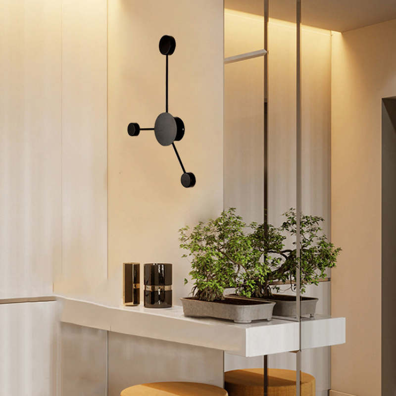 Emyr Nordic Chessboard Wall Lamp in Modern Interior