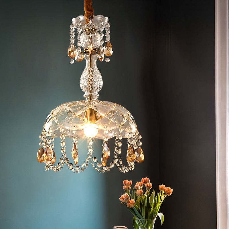 Luxury Kristy Crystal Pendant Light for Bedroom/Dining Room