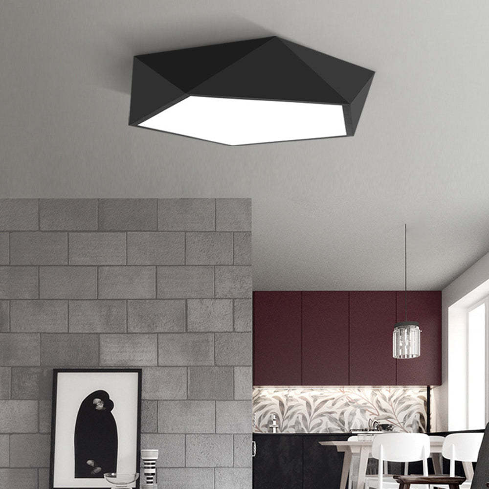 Quinn Modern Flush Mount Ceiling Light in a modern interior