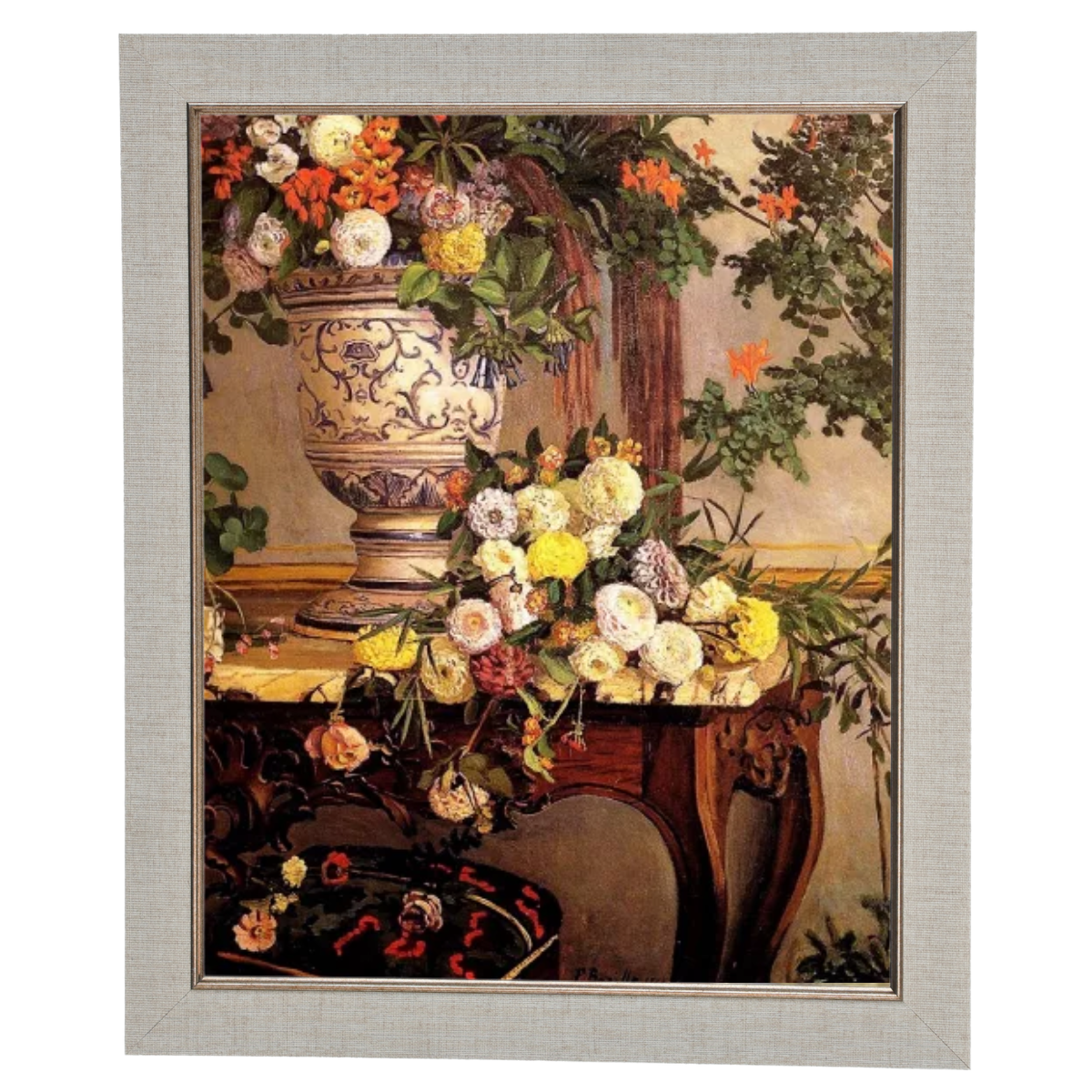 Frederic Bazille Flowers Oil Painting Reproduction