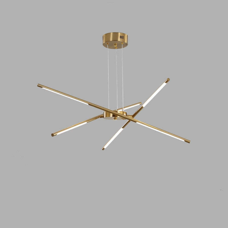Gold Edge Pendant Light, Modern Lighting Fixture