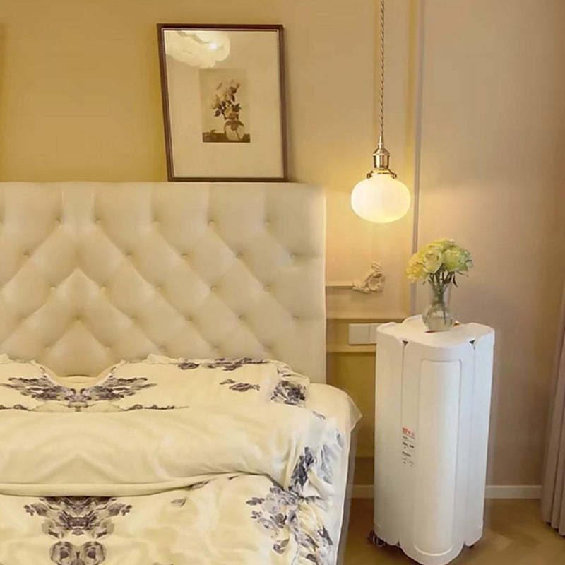 Bedroom interior with Valentina ceramic pendant light