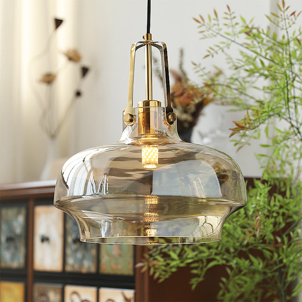 Hailie Modern Pendant Light in Living Room Setting