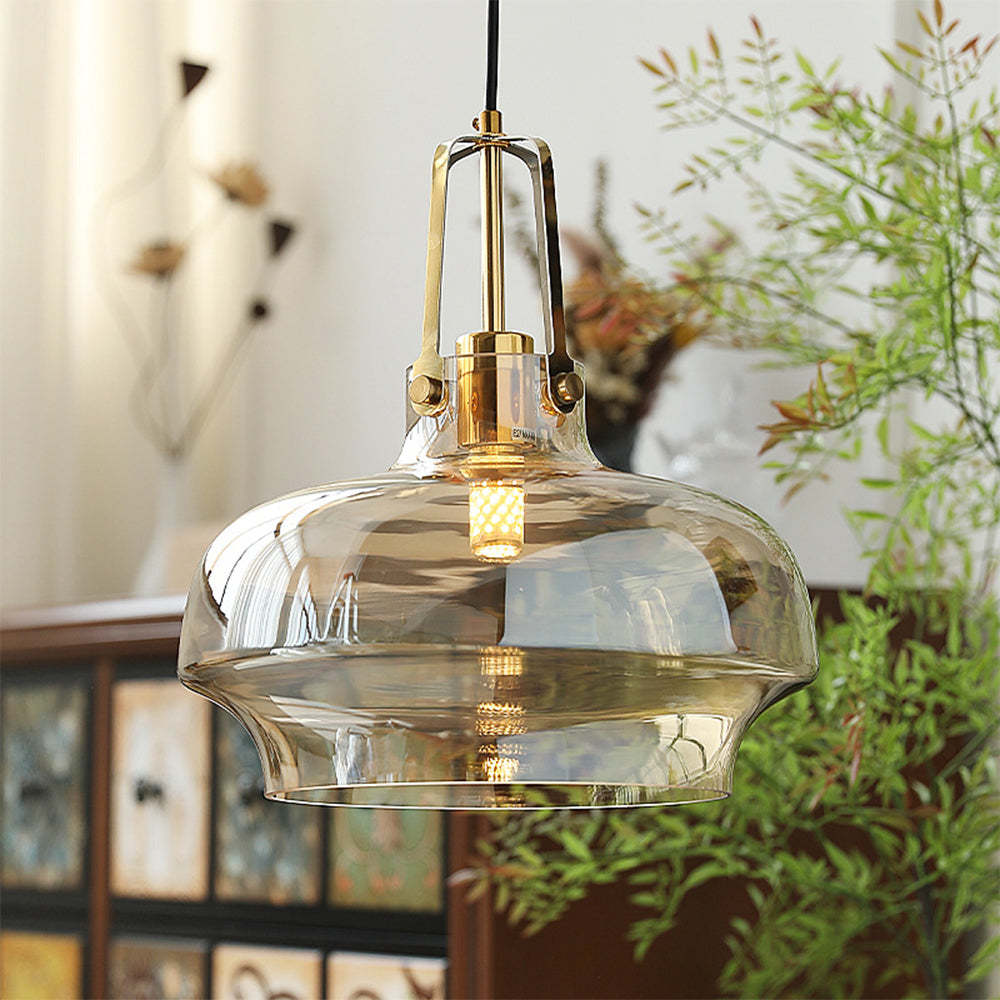 Hailie Modern Pendant Light in Living Room Setting