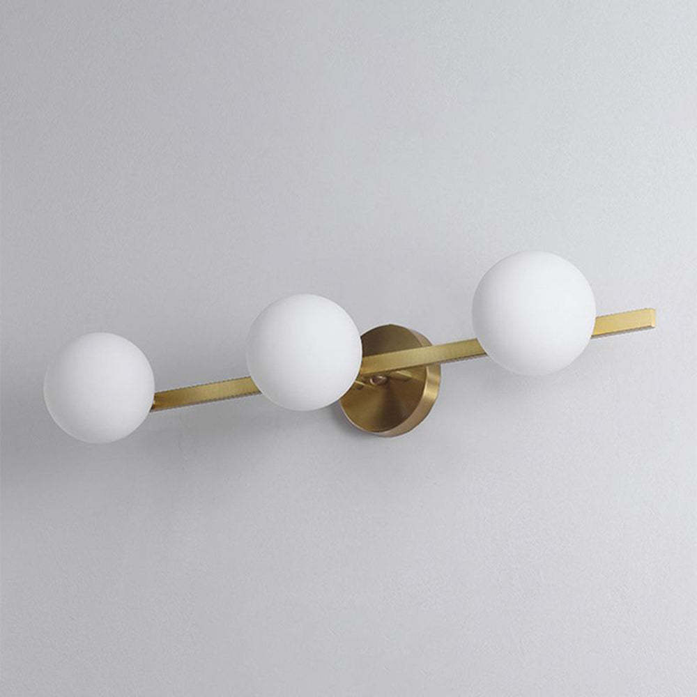 Valentina Retro Globe Wall Lamp - 3-light design
