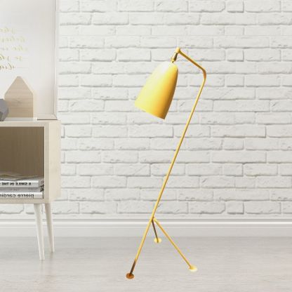 Morandi Modern Metal Cup Floor Lamp Multi Colors