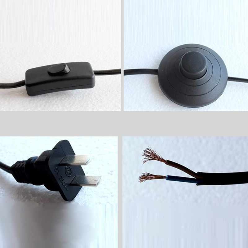 Eryn Floor Lamp: Plug, Switch & Wiring Details