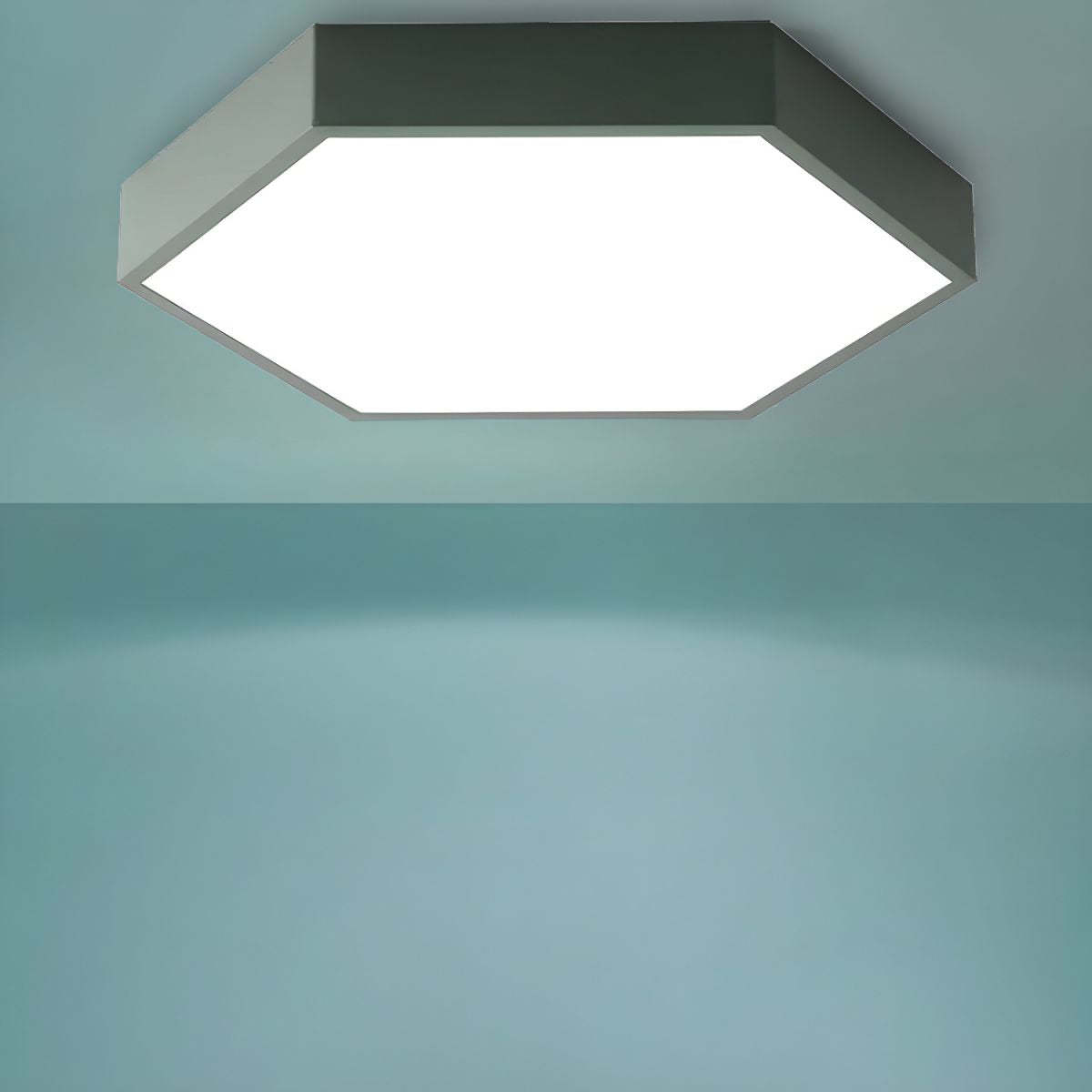 Hexagon LED Flush Mount Ceiling Light