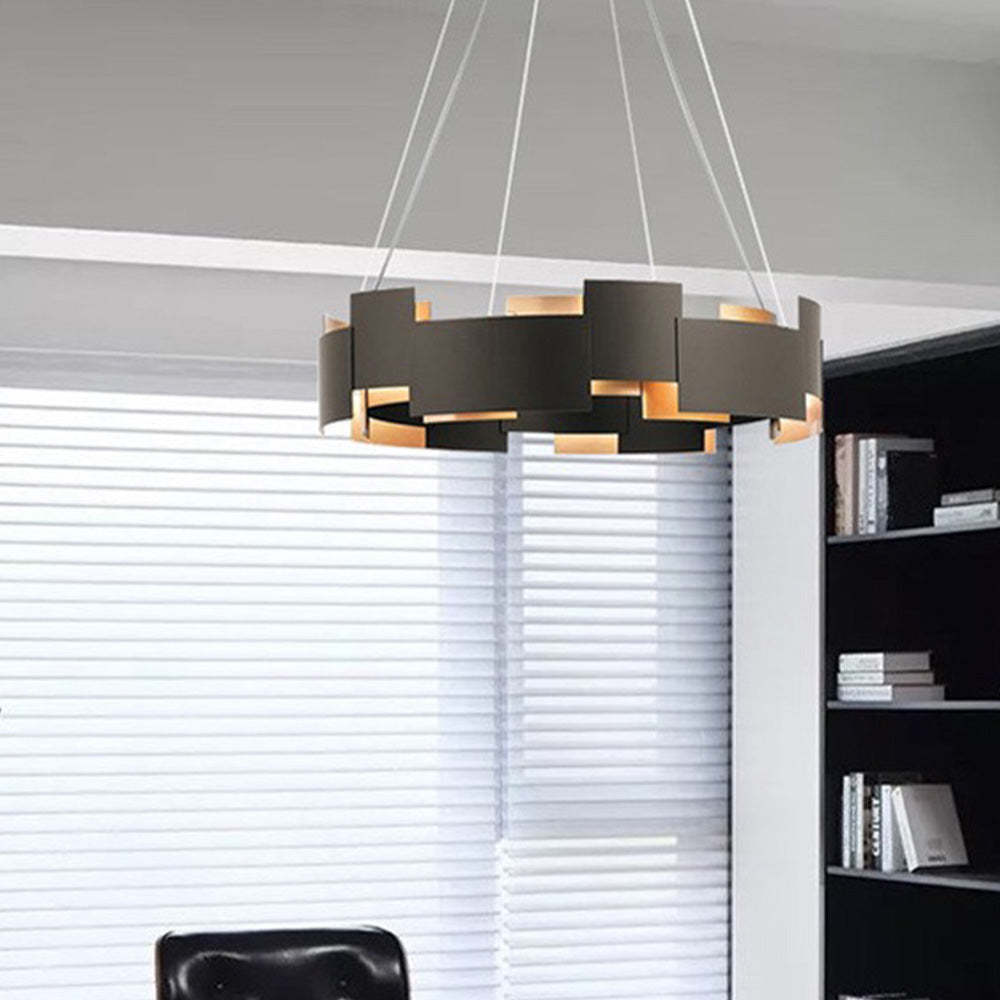 Modern ring pendant lamp in a contemporary interior