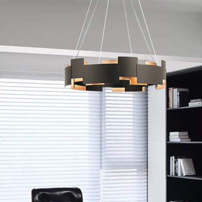 Modern ring pendant lamp in a contemporary interior