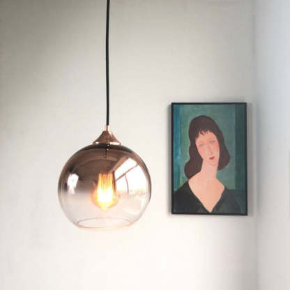 Levy Gradient Pendant Light - Spherical Glass Design