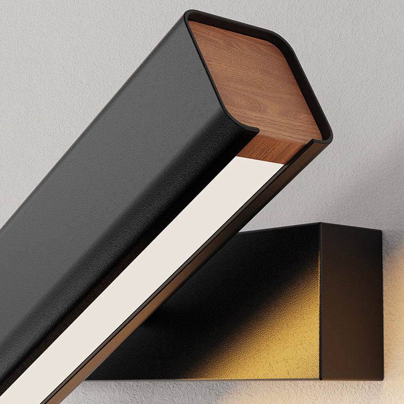 Aqsa Black Rotatable Wall Lamp - Close Up