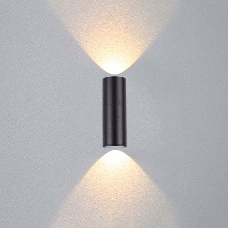 Orr double-headed outdoor wall lamp, light beam