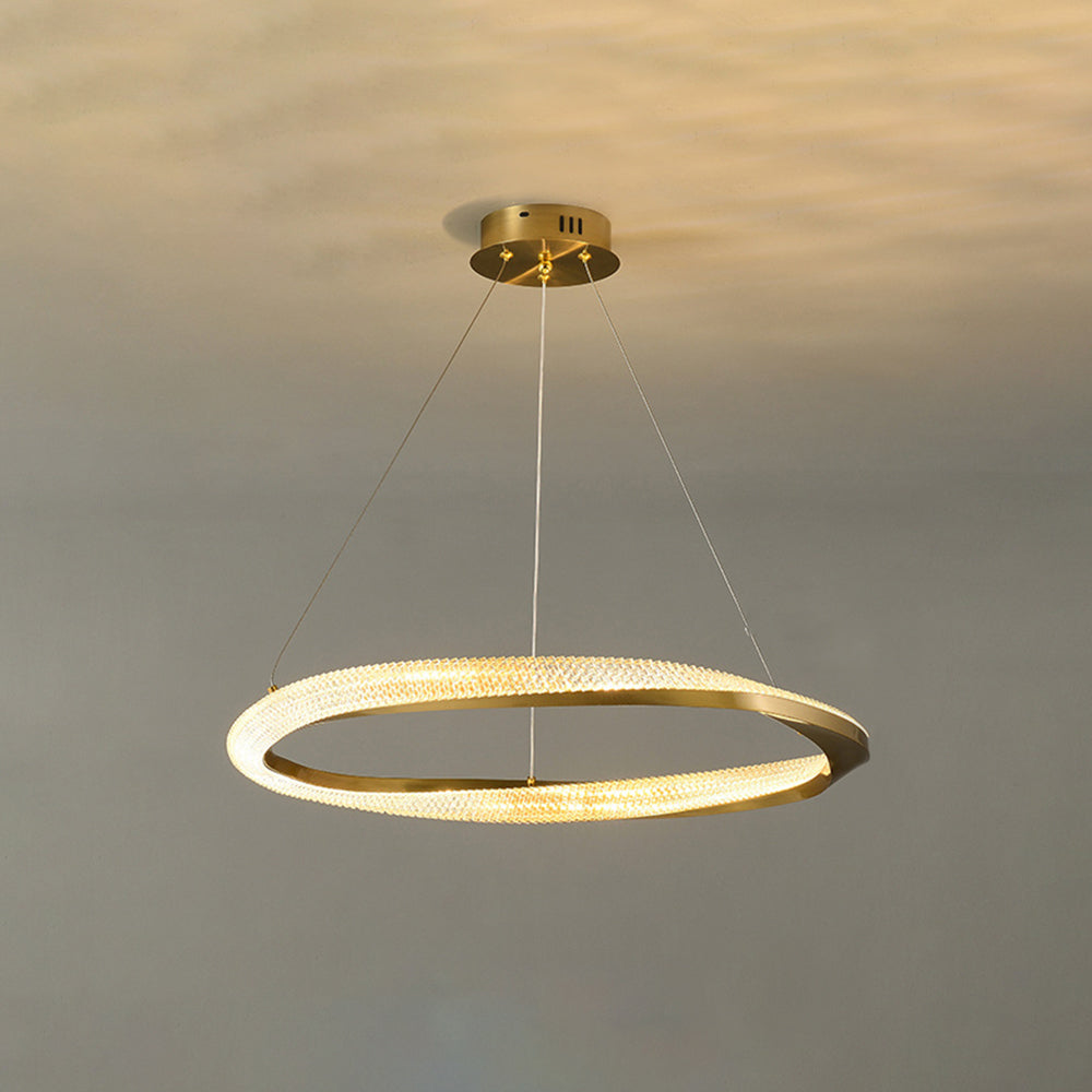Arisha Ring Pendant Light - Modern Gold Finish